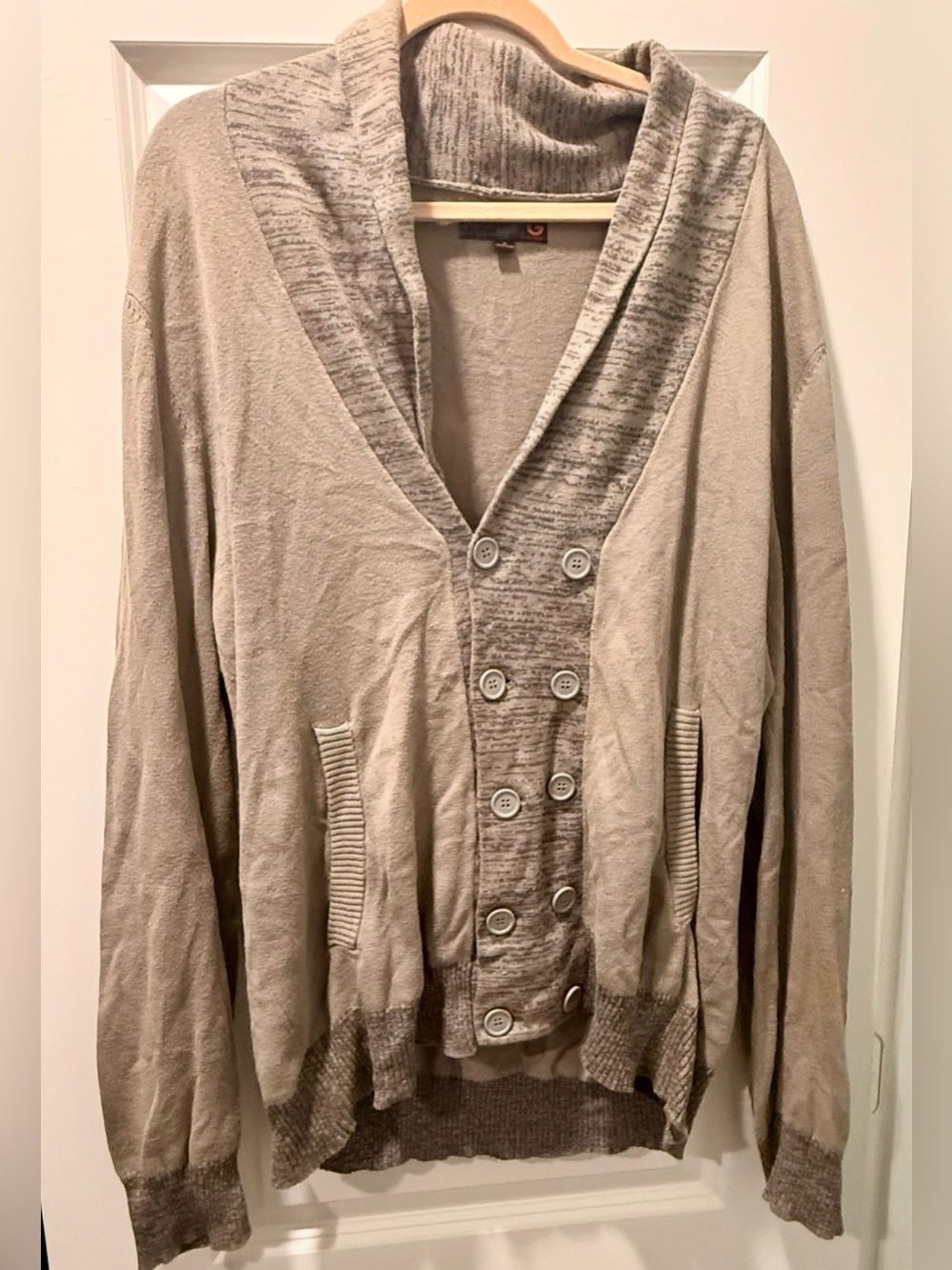 G by GUESS Double-Breasted Shawl Collar Cardigan Sweater